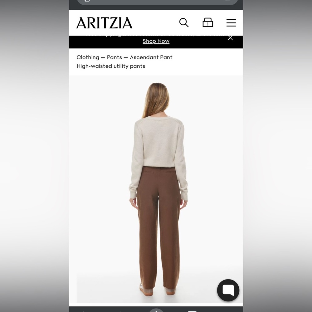 Wilfred Free Aritzia Ascendant Pant 00 - Picture 5 of 8